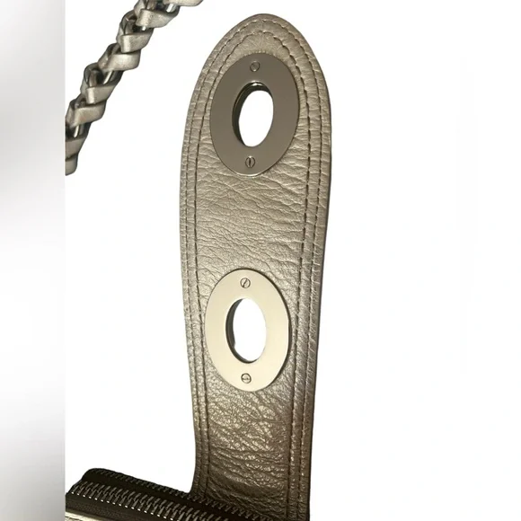 RARE Vintage Coach Legacy Metallic Leather Bridgit Clutch Purse Limited Edition - Picture 9 of 16